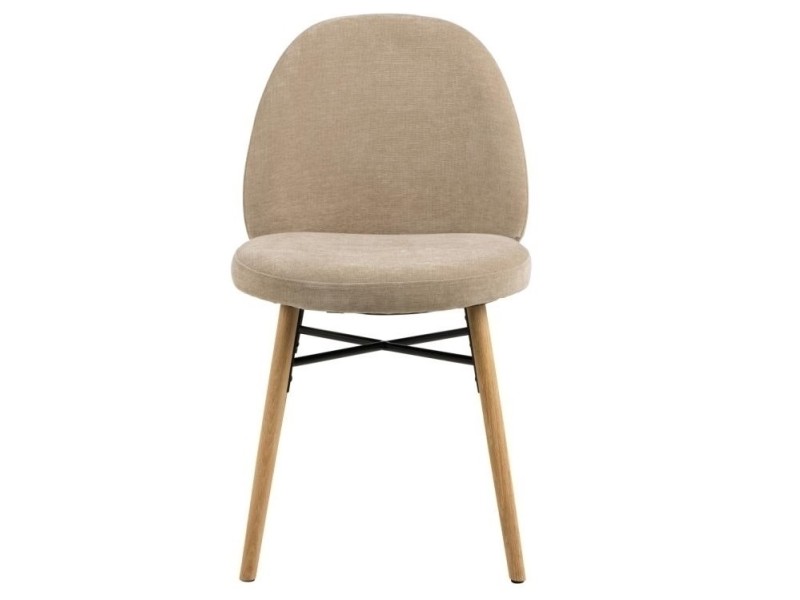 Krzesło Sophia beżowe/ dąb Danny 3 - ACTONA